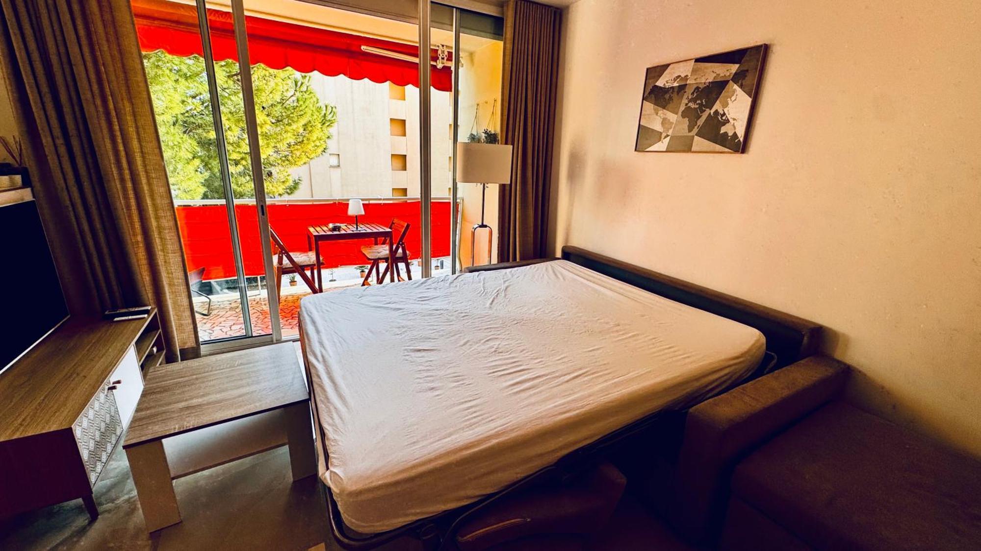 Studio Climatise 600M De La Plage Cagnes-sur-Mer Exterior foto